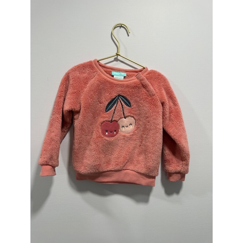 Pekkle Coral Plush Baby Sweatshirt - Cute Cozy Crew